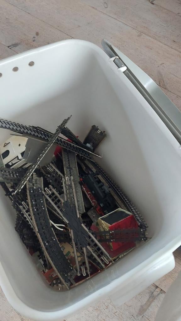 Marklin trein spullen, Wisselstroom, Gebruikt, Rails, Ophalen of Verzenden