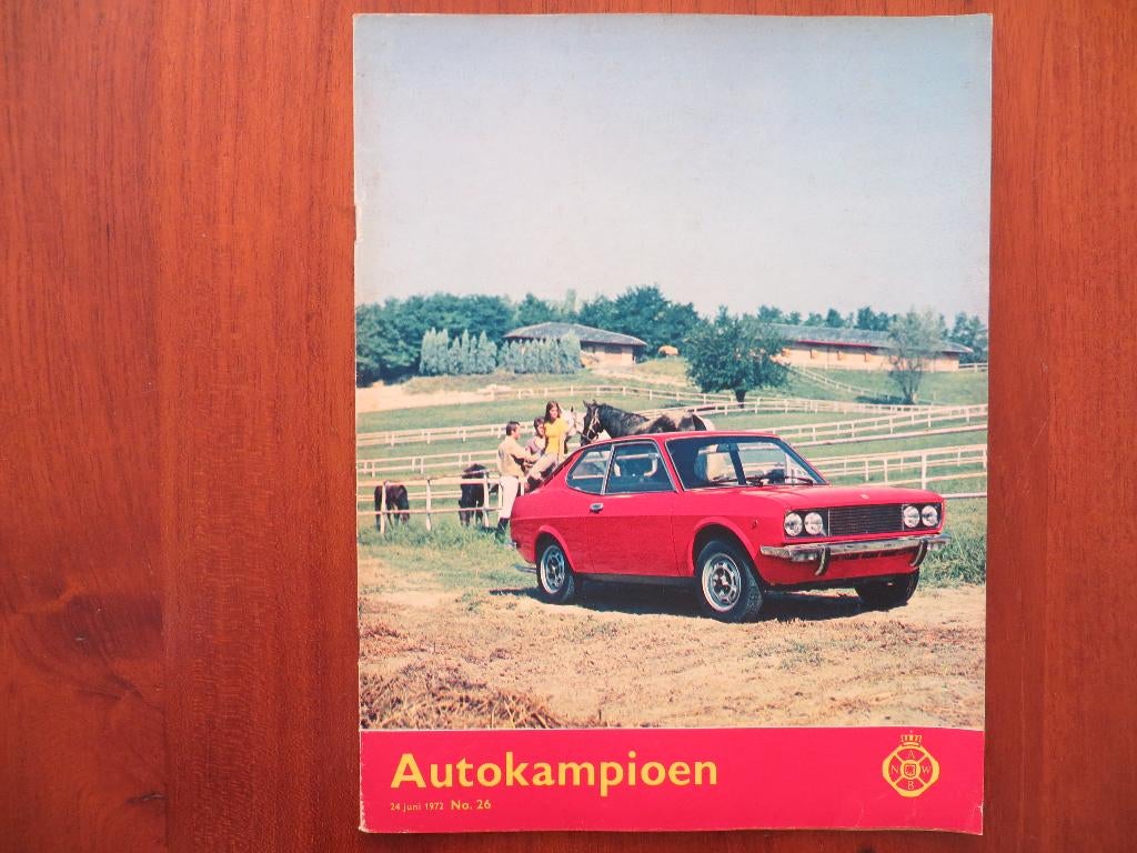 Autokampioen 26 1972 Fiat 128 Sportcoupé, Mini 850 /1000, Ophalen of Verzenden, Nieuw, Overige merken