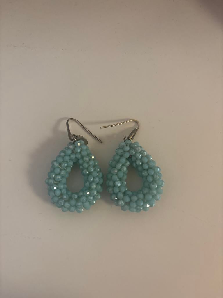 LOTT GIOIELLI oorbellen ZGAN, Sieraden, Tassen en Uiterlijk, Oorbellen, Overige materialen, Hangers, Blauw, Ophalen of Verzenden