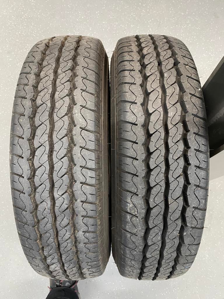 4X Trailer/Aanhangwagen banden 175R14C, Ophalen, Gebruikt