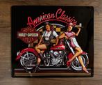Vintage Harley-Davidson Metal Wall Signs Set, Verzenden, Zo goed als nieuw, Reclamebord