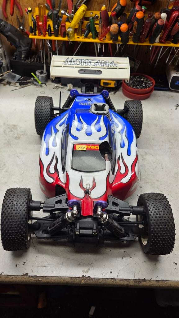 Te koop mooie protech, Gebruikt, Auto offroad, Ophalen of Verzenden, Schaal 1:8