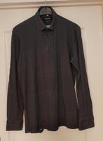 DONKERBLAUW Shirt/ Overhemd met Lange Mouwen, Ophalen of Verzenden, Zo goed als nieuw, Blauw