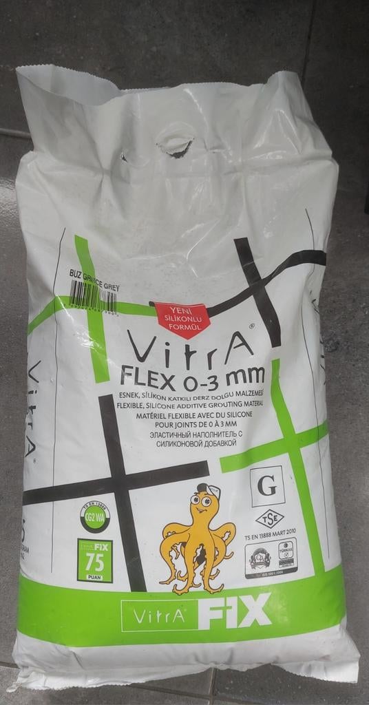 Vitra Flexibel Voeg 5kg, Doe-het-zelf en Verbouw, Tegels, Ophalen of Verzenden, Nieuw