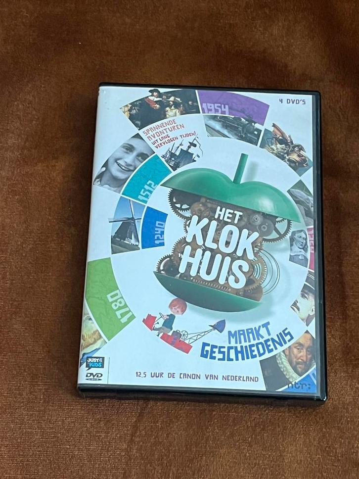 Het Klokhuis Maakt Geschiedenis DVD - 4 DVD's, Cd's en Dvd's, Dvd's | Kinderen en Jeugd, Gebruikt, Tv non-fictie, Educatief, Boxset