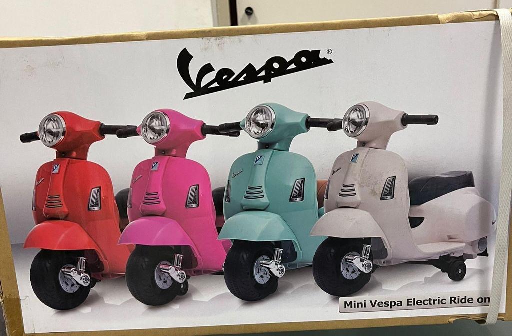 Mini Vespa Elektrische Scooter voor Kinderen (18-36 maanden), Ophalen of Verzenden, Nieuw, Overige typen