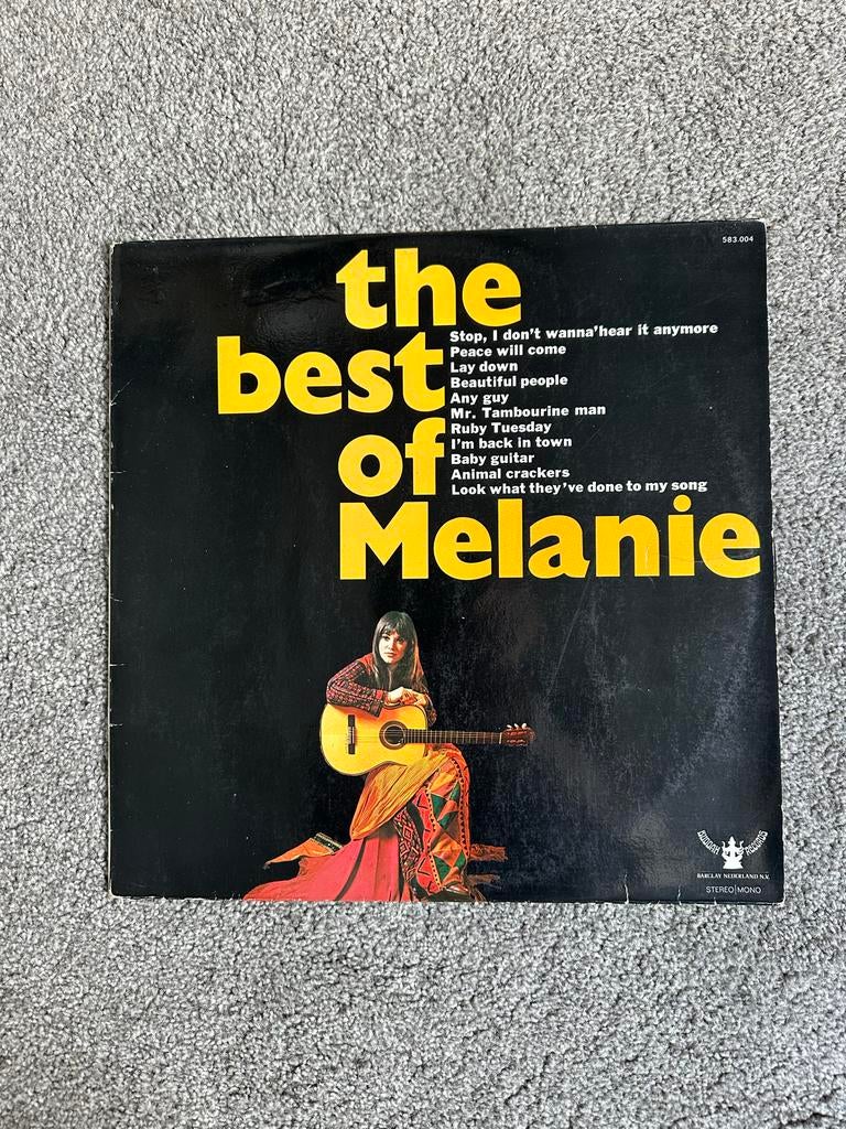 The Best Of Melanie LP Vinyl, Gebruikt, 1970 - 1979, 12 inch, Fotohoes