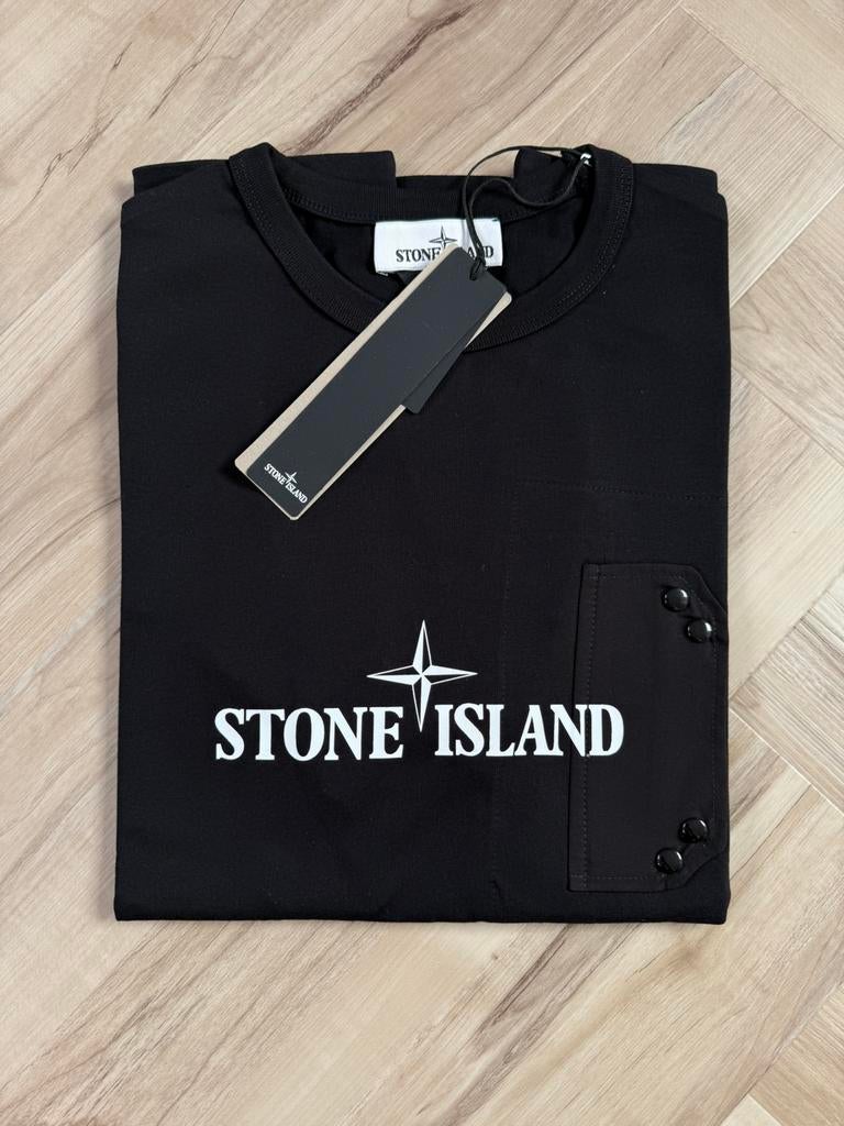 Stone Best Heren Tshirt met zak, Ophalen of Verzenden, Nieuw, Overige maten, Zwart