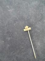 Vintage KLM Speldje - Gouden Pin met Kroon en Letters, Ophalen of Verzenden, Gebruikt, Merk, Speldje of Pin