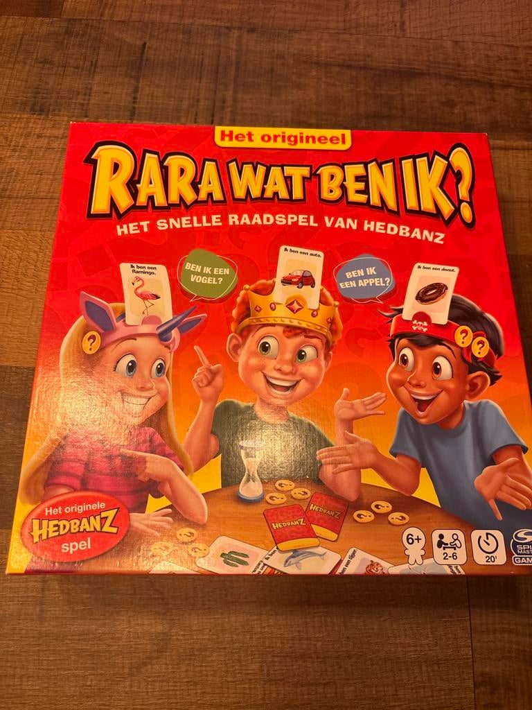 RaRa Wat Ben Ik? Het Snelle Raadspel van Hedbanz, Een of twee spelers, Ophalen of Verzenden, Gebruikt