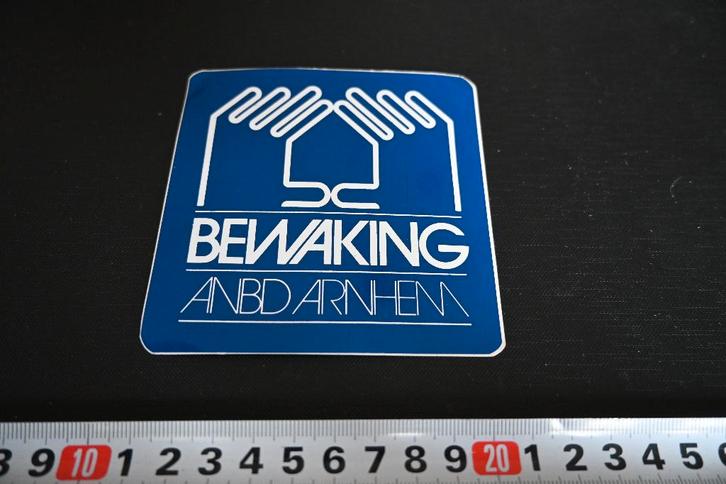 sticker Bewaking ANBD Arnhem, Verzamelen, Stickers, Zo goed als nieuw, Ophalen