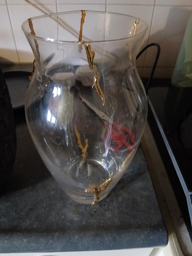 Vaas, Ophalen, Overige kleuren, Glas, Minder dan 50 cm