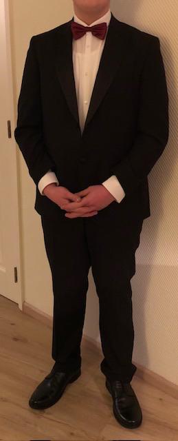 Gala kostuum Piet Zoomers mt 26 ( lichaamslengte 172-176), Ophalen, Zo goed als nieuw, Maat 46 (S) of kleiner, Zwart