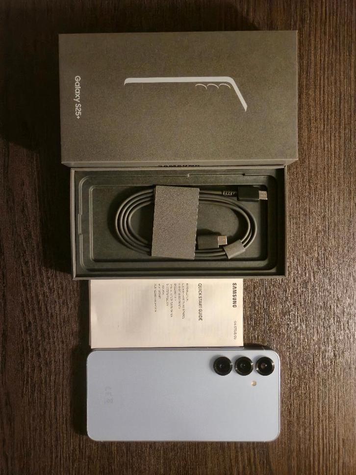 Samsung S25 Plus | Icyblue | 256GB, Telecommunicatie, Mobiele telefoons | Samsung, Zo goed als nieuw, Overige modellen, 256 GB