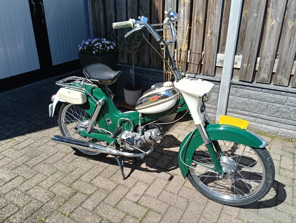 Puch VS-50 Kikkerbek Kleur groen/ beige *1966*, Gebruikt, Overige modellen, Maximaal 45 km/u, Ophalen of Verzenden