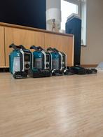 Makita bouwradio’s/radio’s met accu’s en opladers, Ophalen of Verzenden, Zo goed als nieuw, Bouwradio