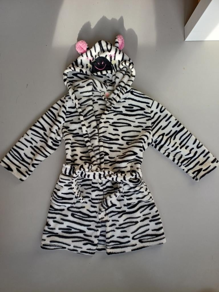 Ochtendjas zebra Hema mt 110/116, Ophalen of Verzenden, Gebruikt, Hema, Meisje