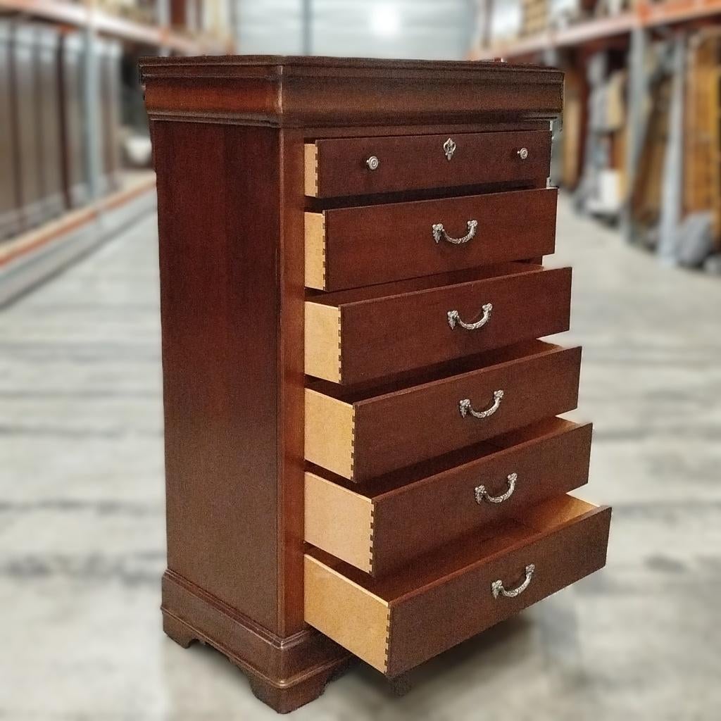 Ladekast 6 lades vintage, Huis en Inrichting, Kasten | Ladekasten, Ophalen, 5 laden of meer, Vintage, 50 tot 100 cm