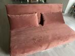 Slaapbank van Maison du Monde velvet oud roze, Ophalen, Gebruikt, Overige kleuren, Tweepersoons