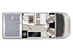 Karmann Davis 590 Viva / XV-127-K, Caravans en Kamperen, Campers, Buscamper of Camperbus, Fiat, Koelkast, Tot en met 2