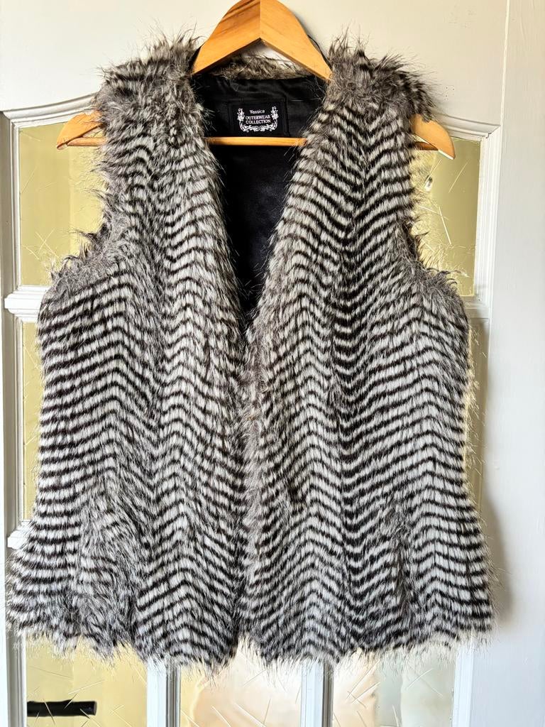 Jessica faux fur gilet maat 38 nieuw, Ophalen of Verzenden, Nieuw, Maat 38/40 (M), Grijs