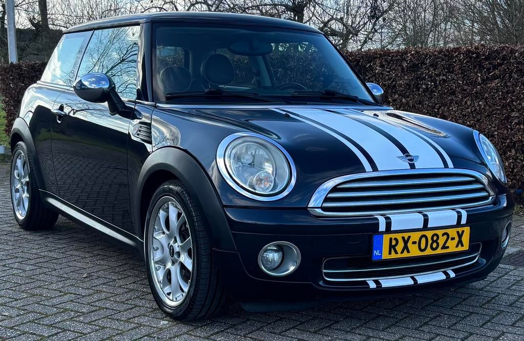 Mini 1.6 Cooper 2007 Zwart, Auto's, Mini, Voorwielaandrijving, Euro 5, 750 kg, 4 cilinders