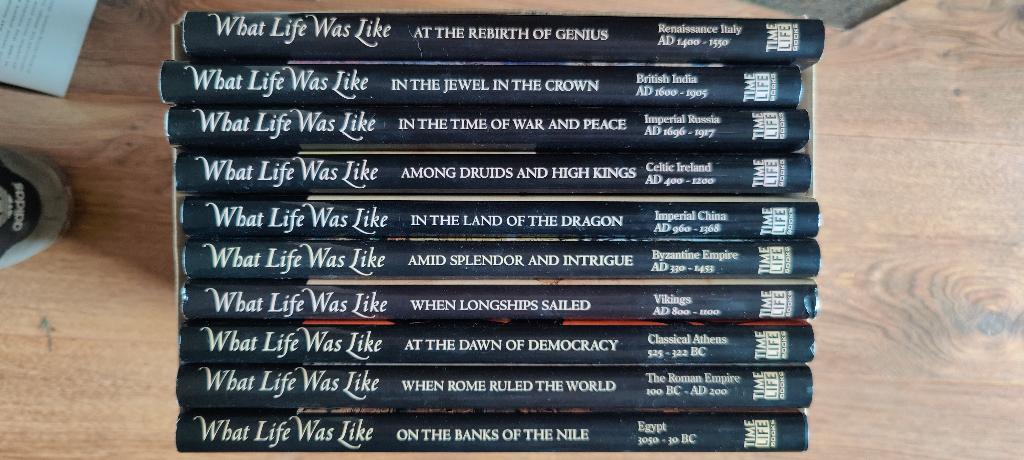 Serie geschiedenisboeken TimeLife What life was like (14x), Boeken, Geschiedenis | Wereld, Ophalen of Verzenden, Zo goed als nieuw