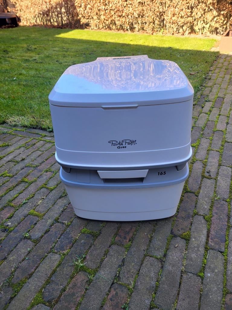 Thetford Porta Potti Cube 165 - Draagbaar Toilet, Caravans en Kamperen, Kampeeraccessoires, Ophalen, Zo goed als nieuw