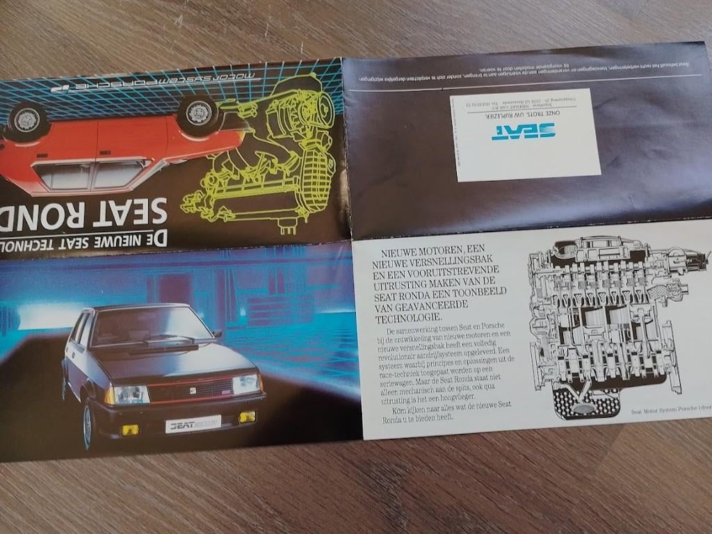 Seat Ronda introductie flyer 1984, Ophalen of Verzenden, Nieuw, Volkswagen