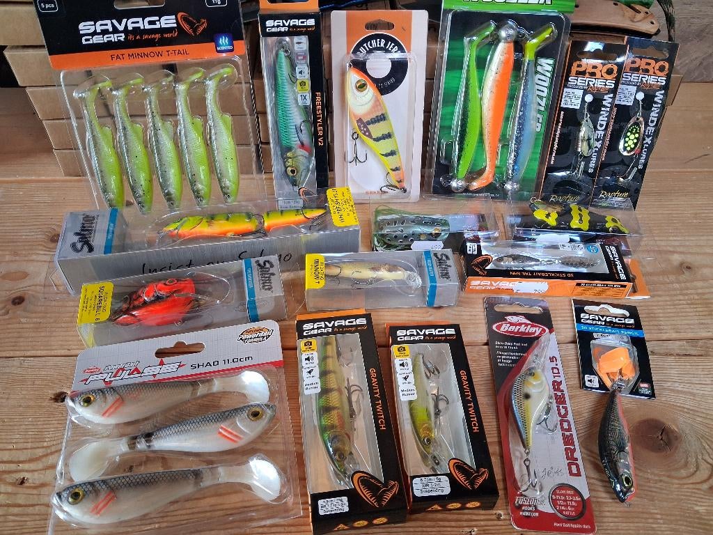Kunstaas pakket (Savage/Berkley/Salmo enz..) Nieuw!