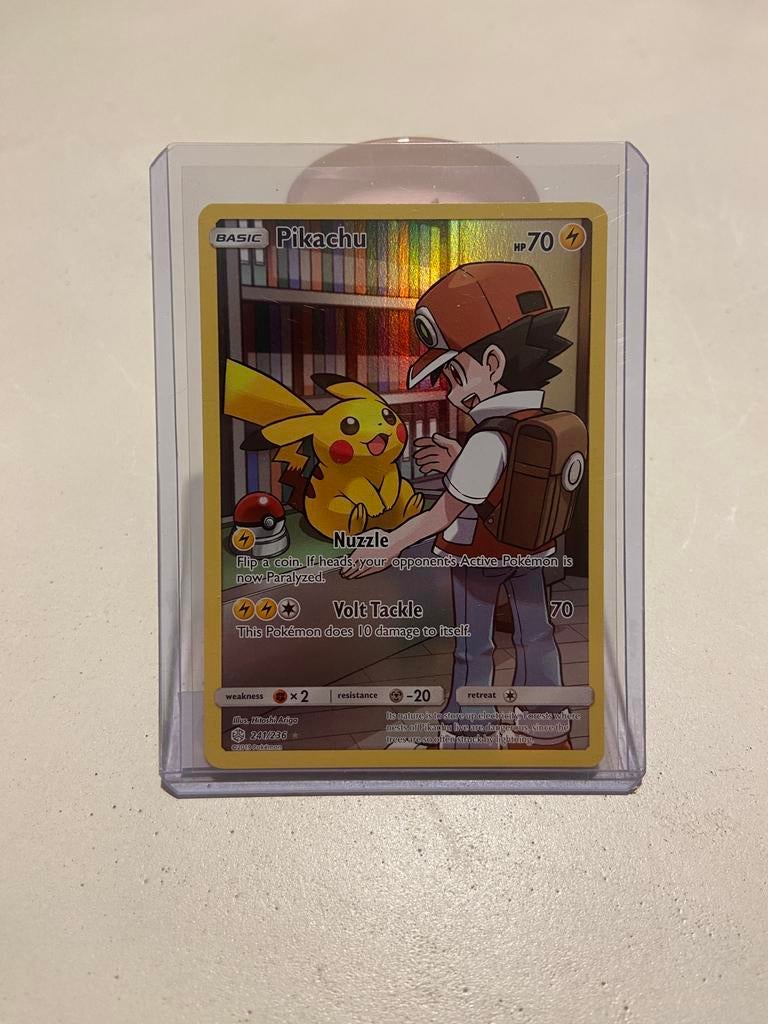 Pikachu (CEC241) Cosmic Eclipse - Pokemon, Hobby en Vrije tijd, Verzamelkaartspellen | Pokémon, Ophalen of Verzenden, Nieuw, Losse kaart