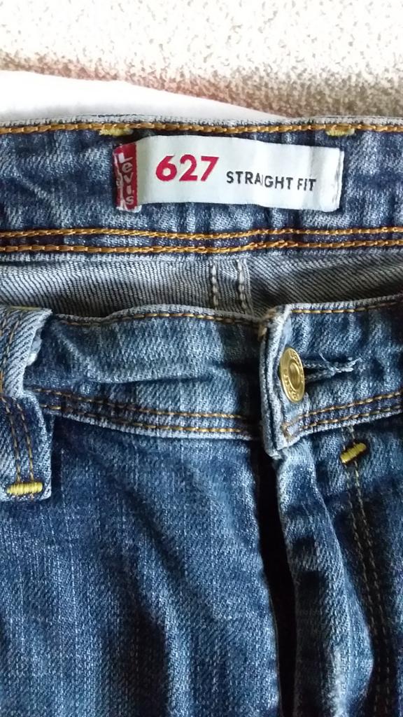 Vintage Levi 627 Straight Fit jeans spijkerbroek W28 L 36, Kleding | Heren, Spijkerbroeken en Jeans, Ophalen of Verzenden, Zo goed als nieuw