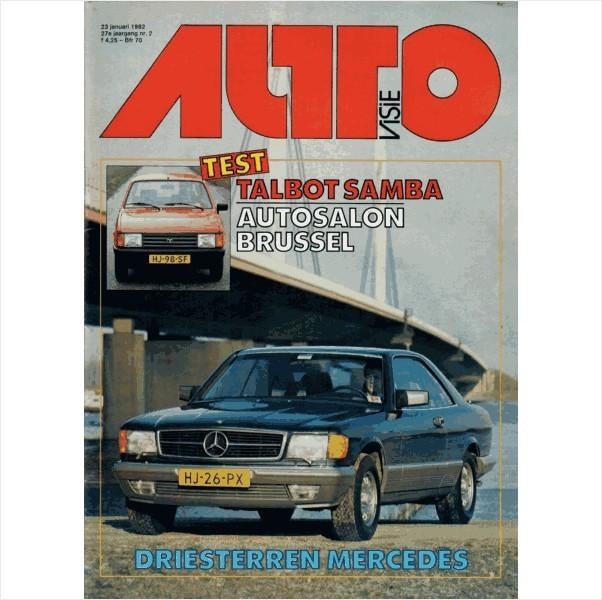 Autovisie Tijdschrift 1982 NR 02 #1 Nederlands, Ophalen of Verzenden, Gelezen, Algemeen