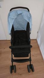 Hauck Buggy - Lichtblauw en Zwart, Kinderen en Baby's, Buggy's, Ophalen of Verzenden, Gebruikt, Overige merken, Verstelbare rugleuning