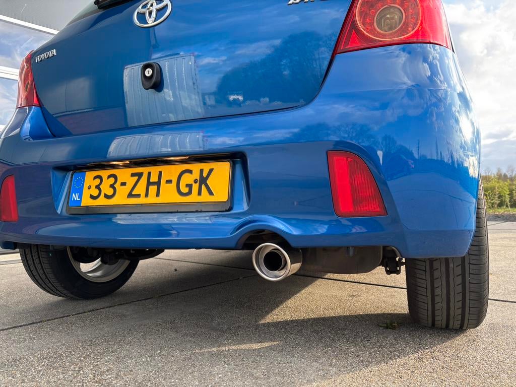 Toyota Yaris 1.8 16V Vvt-i 3DR TS 2008 Blauw, Voorwielaandrijving, Stof, Zwart, 4 cilinders