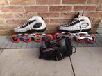 Zandstra skeelers maat 44 met 4x100mm wielen + bescherming, Sport en Fitness, Skeelers, Overige merken, Heren, Ophalen of Verzenden