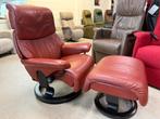 Stressless relax stoel met hocker relaxfauteuil, Ophalen of Verzenden, Zo goed als nieuw, Ruim 100 A merken in alle kleuren en maten