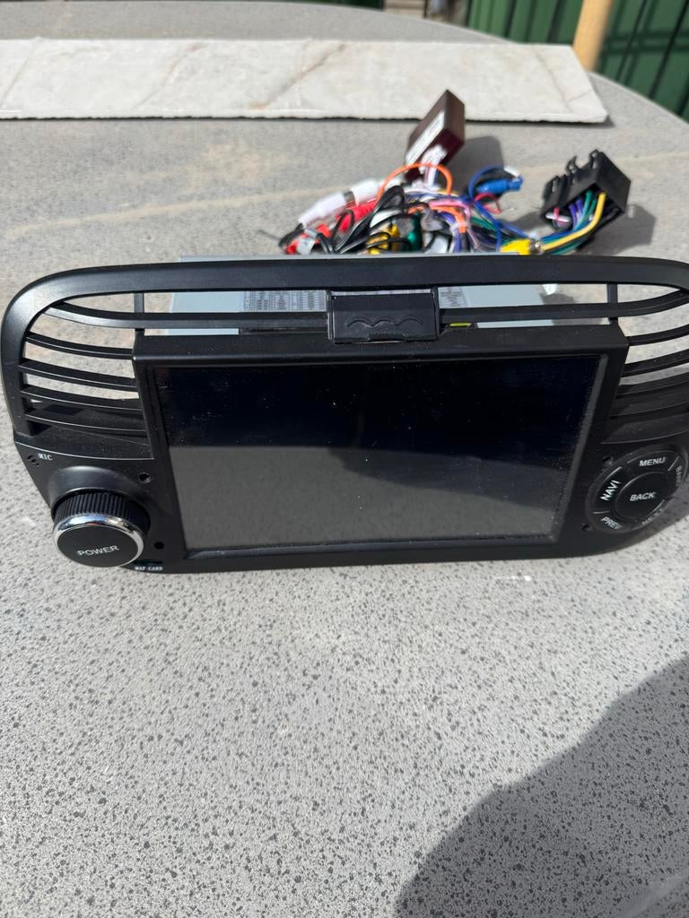 Fiat 500 Aftermarket Radio Scherm CarPlay Android Auto, Ophalen of Verzenden, Zo goed als nieuw