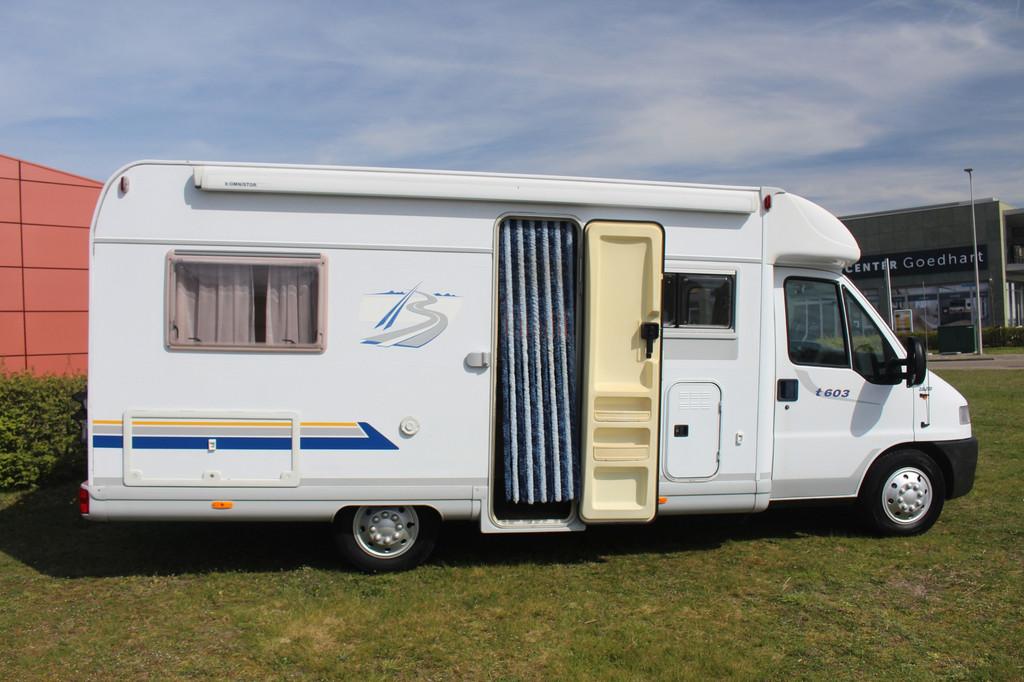 Burstner t603 2.8 Jtd (2002) 128 PK, Frans bed., Caravans en Kamperen, Bedrijf, Bürstner, 6 tot 7 meter, Half-integraal