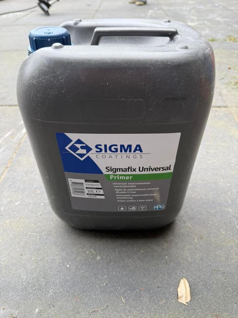 Sigma Primer - Sigmafix Universal - 7/8 Liter, 5 tot 10 liter, Ophalen, Zo goed als nieuw, Wit