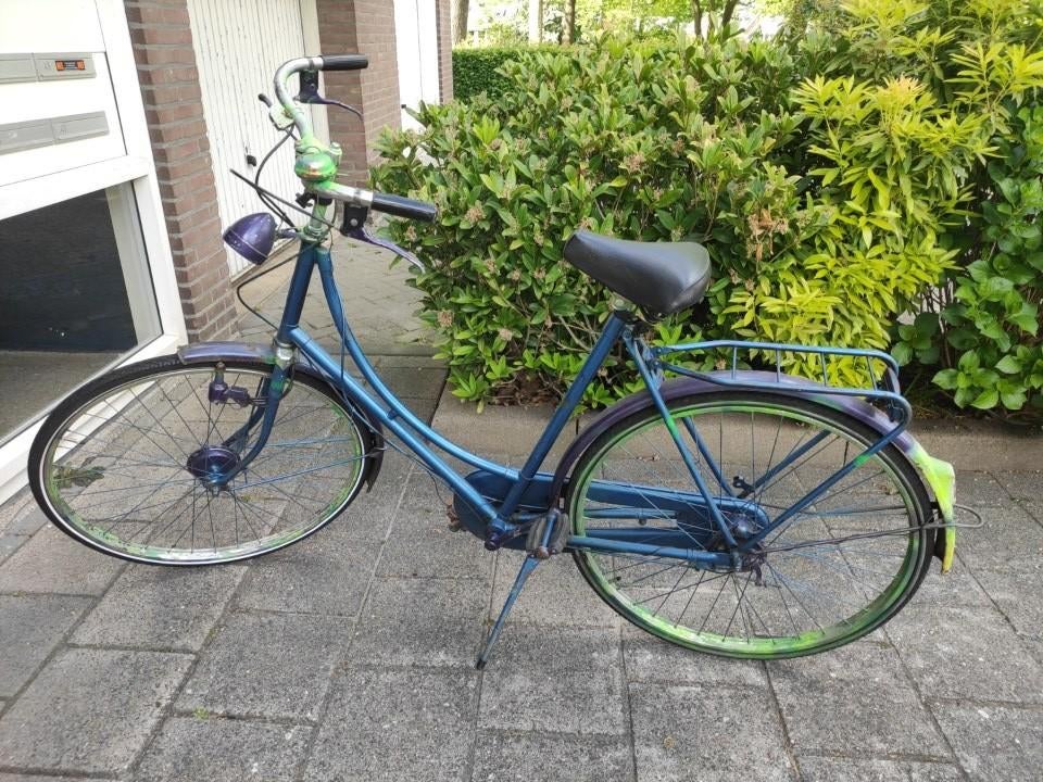 Station fiets gazelle, Ophalen of Verzenden, Gebruikt, Versnellingen