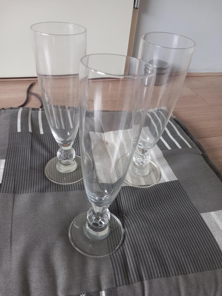 voetbalvoet bierglazen 6 stuks, Verzamelen, Ophalen, Nieuw, Bierglas