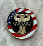 US Army WW2 paratrooper coin, Ophalen of Verzenden, Amerika, Embleem of Badge