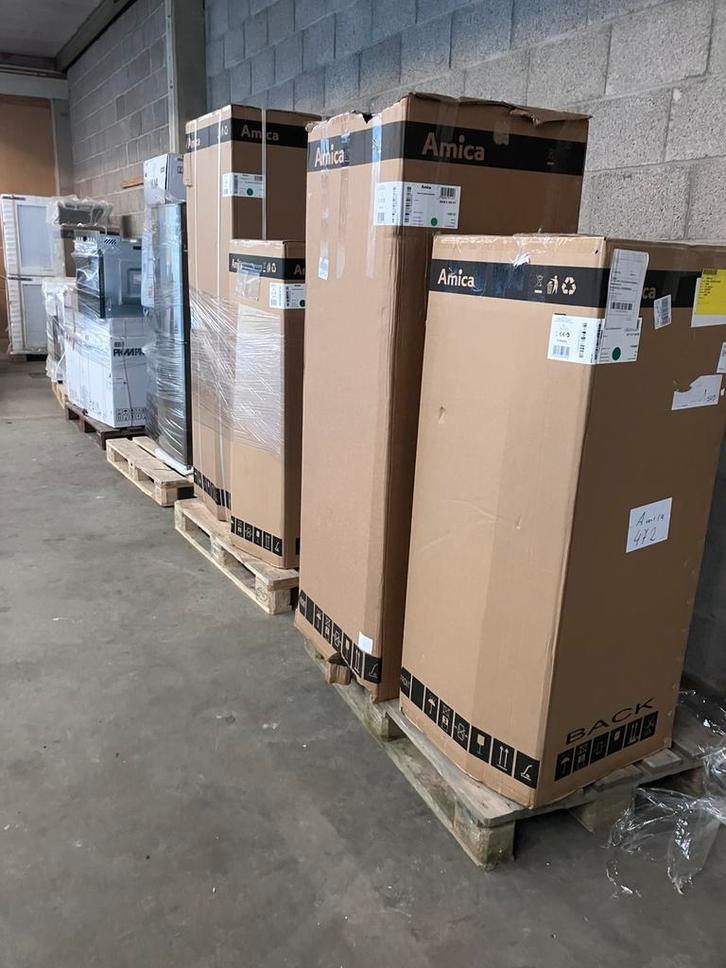 Partij witgoed nieuw!!, Witgoed en Apparatuur, Koelkasten en IJskasten, Zo goed als nieuw, Zonder vriesvak, 200 liter of meer