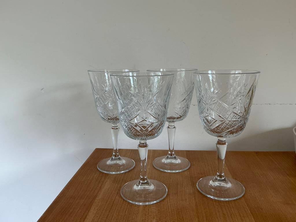 4 Blomus Amilio wijnglazen - borrelservies Albert Heijn, Huis en Inrichting, Keuken | Servies, Ophalen, Zo goed als nieuw