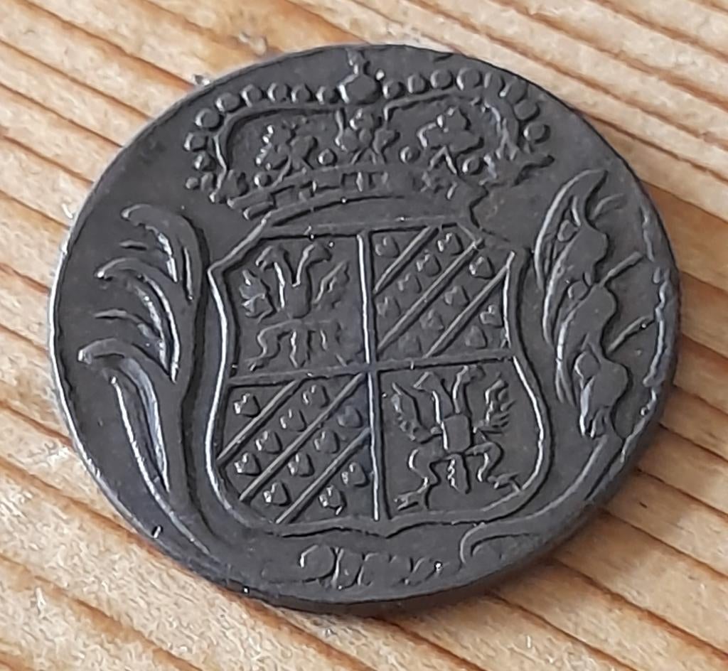 duit Groningen 1770 kleine letters Prachtige kwaliteit, Postzegels en Munten, Munten | Nederland, Ophalen of Verzenden, Vóór koninkrijk