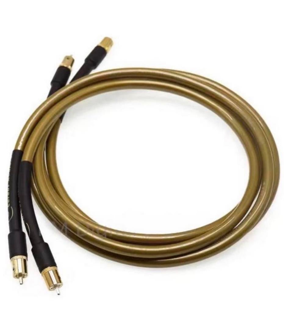 Hoogwaardige RCA interlink OFC 1 meter, Ophalen of Verzenden, Zo goed als nieuw, Minder dan 2 meter, Interlink-kabel