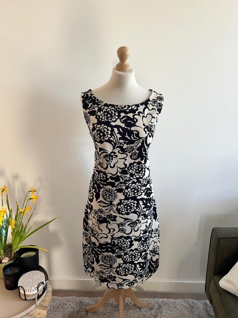 King Louie maat XL classy retro zomer jurk 3214, Zwart, Maat 46/48 (XL) of groter, Ophalen of Verzenden, Zo goed als nieuw