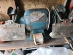 Vintage Huvema bankslijpmachine 220V, Ophalen of Verzenden, Gebruikt, Minder dan 700 watt, Werkbankslijpmachine