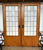 Set kamer ensuite schuifdeuren met glas in lood, Doe-het-zelf en Verbouw, Deuren en Horren, Ophalen, Binnendeur, 200 tot 215 cm